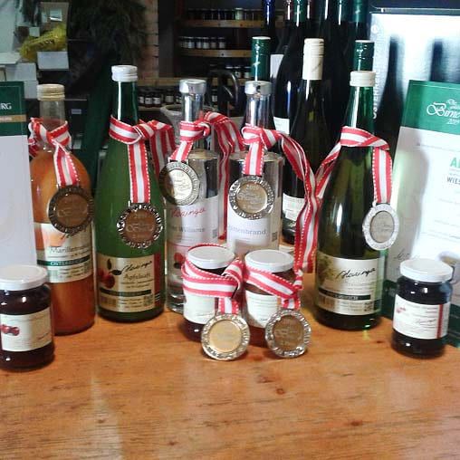 Produkte von Weingut Herzinger | Nußdorf ob der Traisen die Ausgezeichnet wurden